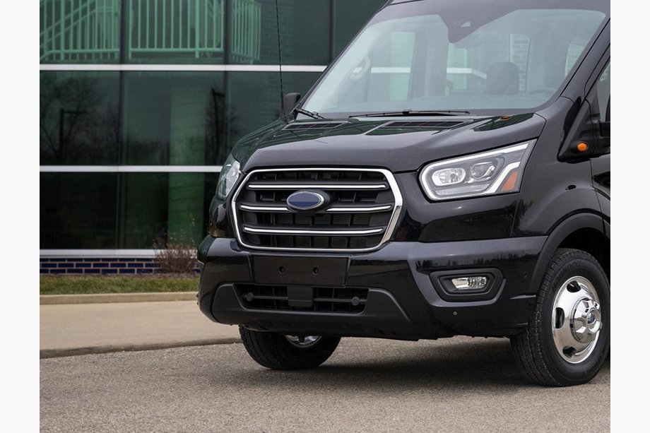 Ford Transit 2014– Nerezové lišty na mriežku (2019+, 4 ks) Image