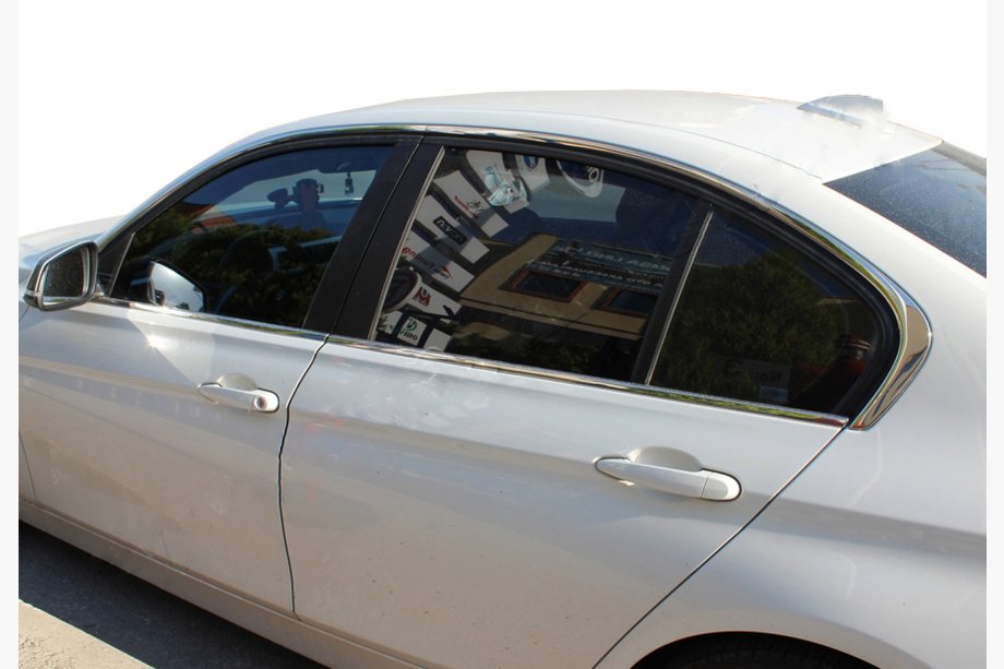 BMW rad 3 F30/F31 2012–2019 Kompletné okenné lišty (8 ks, nerez) Image