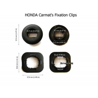 Klip na autokoberce Honda oval (new) fotografia 1