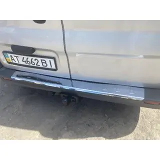 Nerezová lišta na zadný nárazník s ohybom Carmos V1 fotografia 1