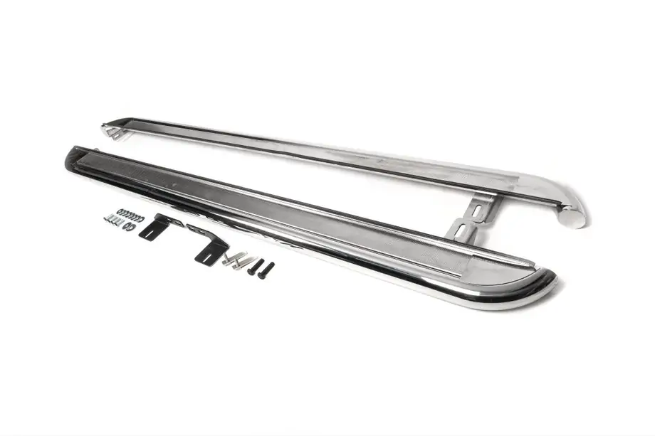 Volkswagen Touareg 2010–2018 Bočné prahy Premium d60 (2 ks, nerez) Image