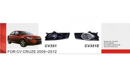 Chevrolet Cruze 2009–2015 Hmlové svetlá 2009-2013 (2 ks, typ 2) fotografia 1