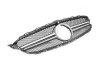 Mercedes C-class W205 2014–2021 Predná maska AMG Silver (pre Avantgarde/AMG-Line/C43 AMG) fotografia 5