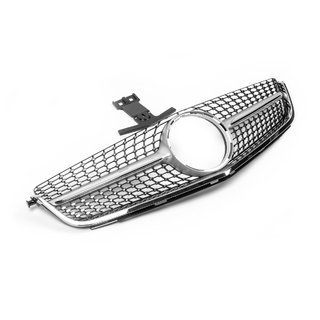 Predná maska Diamond Silver (pre C63) Mercedes trieda C W204 2007–2015 fotografia 2