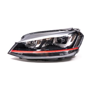 Predný svetlomet GT LED (Ľavý, Originál, Použitý) Volkswagen Golf 7/E-Golf 2012–2020 fotografia 1
