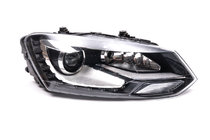 Volkswagen Polo 2010–2017 Predný LED svetlomet (2014-2017, pravý, originál, použitý) fotografia 1