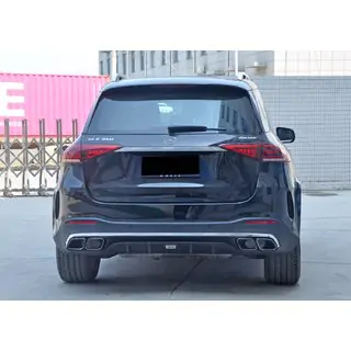 Zadný difúzor s koncovkami výfuku GLE63 Silver (2018-2026) fotografia 1