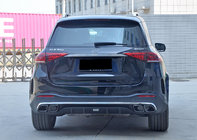 Mercedes GLE W167 2018– Zadný difúzor s koncovkami výfuku GLE63 Silver (2018-2026) fotografia 1