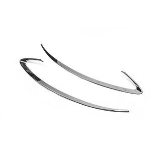 Chrómové kryty svetlometov (2 ks, plast) Ford Fiesta 2008–2017 fotografia 3