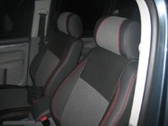 Volkswagen Caddy 2004–2010 Autopoťahy (koženka↗látka, Premium) Celý interiér (5 miest) fotografia 2