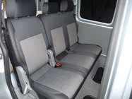 Volkswagen Caddy 2004–2010 Autopoťahy (koženka↗látka, Premium) Celý interiér (5 miest) fotografia 9