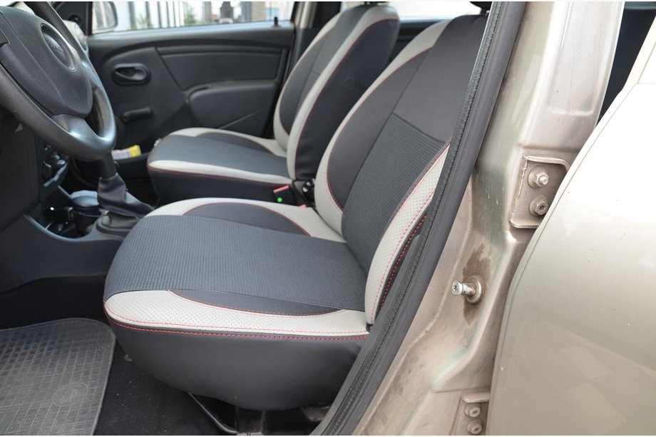 Renault Sandero 2007–2013 Autopoťahy na sedadlá SoyuzAuto Premium Fotografia 3