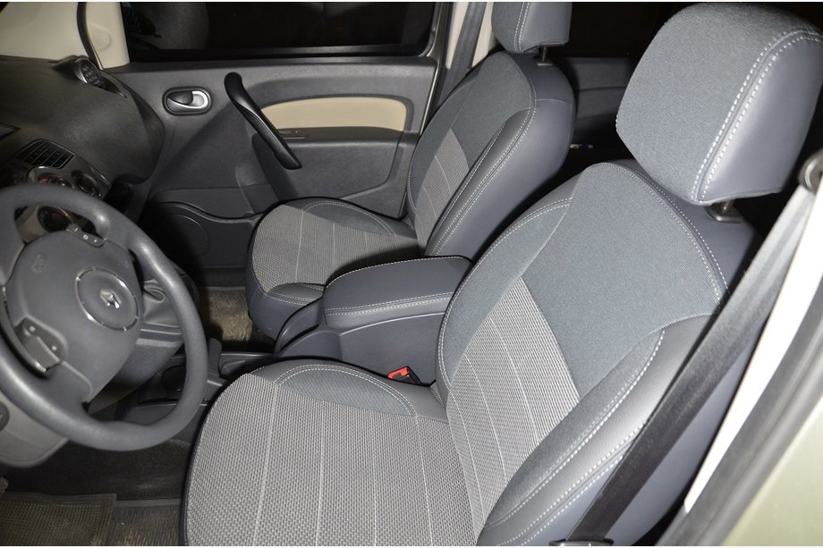 Renault Kangoo 2008–2020 Novinka!!! Poťahy na predné sedadlá z ekokože MW-Brothers Image