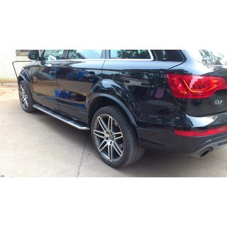 OEM bočné nášľapy (2 ks, hliník) Audi Q7 2005–2015 fotografia 2