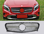 Mercedes GLA X156 2014–2019 Predná maska chladiča Diamond Silver (2014-2016) fotografia 6