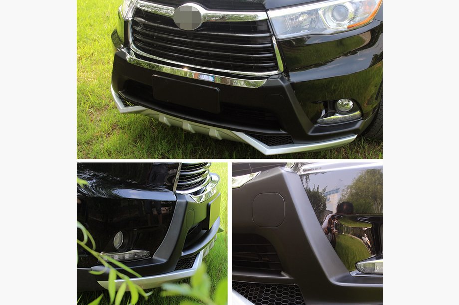 Toyota Highlander 2013–2019 Predný a zadný lip spojler 2014-2017 (2 ks) Fotografia 1