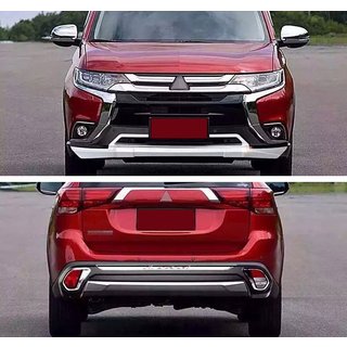 Predný a zadný lip spojler (2 ks, 2015-2018) Mitsubishi Outlander 2012–2021 fotografia 1