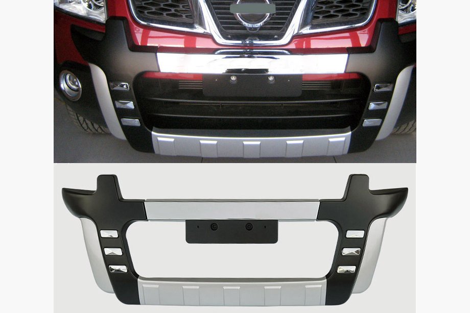 Nissan Qashqai 2010–2014 Predný difúzor V2 (plast) Image