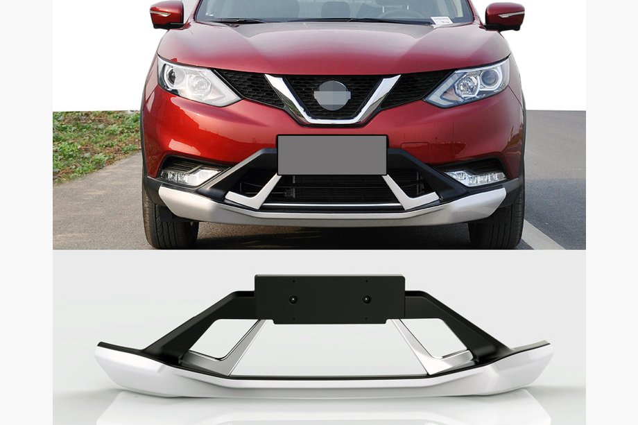 Nissan Qashqai 2014–2021 Predný a zadný lip spojler V3 (plast) Image