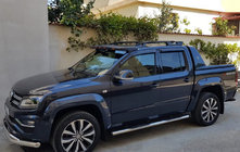 Volkswagen Amarok 2010–2022 Bočné rúrky (2 ks, nerez) 60 mm fotografia 1