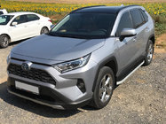 Toyota Rav 4 2019–2025 Bočné nášľapy Tayga Grey (2 ks, hliník) fotografia 1