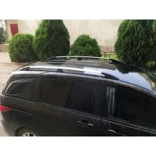 Hliníkové strešné lyžiny (chróm) Mazda 5 2010–2018 fotografia 1