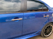 Mitsubishi Lancer X 2008– Chrómové kryty kľučiek dverí (4 ks) Bez čipu, Carmos – turecká oceľ fotografia 1