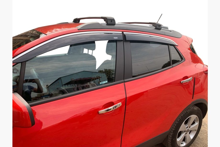 Opel Mokka 2012–2021 Okenné deflektory s chrómovou lištou (4 ks, Niken) Image