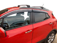 Opel Mokka 2012–2021 Okenné deflektory s chrómovou lištou (4 ks, Niken) fotografia 1