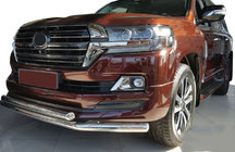 Toyota Land Cruiser 200 2007–2021 Predný ochranný rám ST014 (2015+, nerez.) fotografia 1