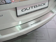 Subaru Outback 2009–2014 Natanika nerezový kryt zadného nárazníka fotografia 1