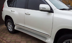 Toyota Land Cruiser Prado 150 2009–2023 Dverné lišty (dizajn 2013-2017) fotografia 1