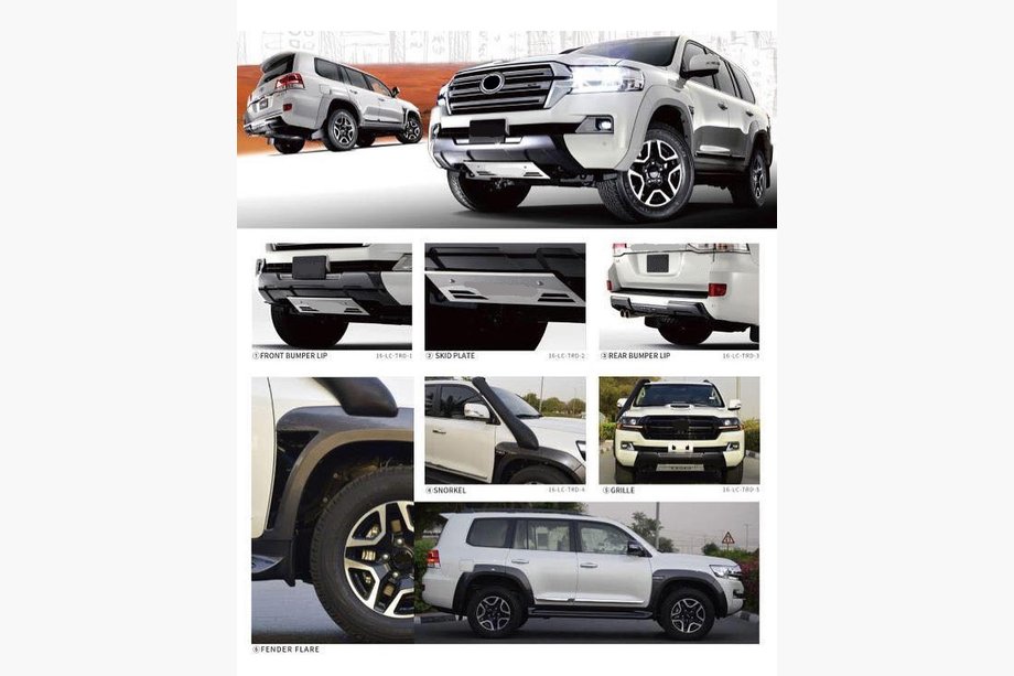 Toyota Land Cruiser 200 2007–2021 Body kit sada 2016↗ (TRD-Safari) Image