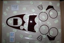 Renault Logan I 2005–2008 Akcia !!! Interiérové kryty palubnej dosky v drevodekore fotografia 1