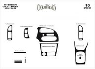 Mitsubishi Colt 1996–2004 Kryty palubnej dosky Hliník fotografia 5