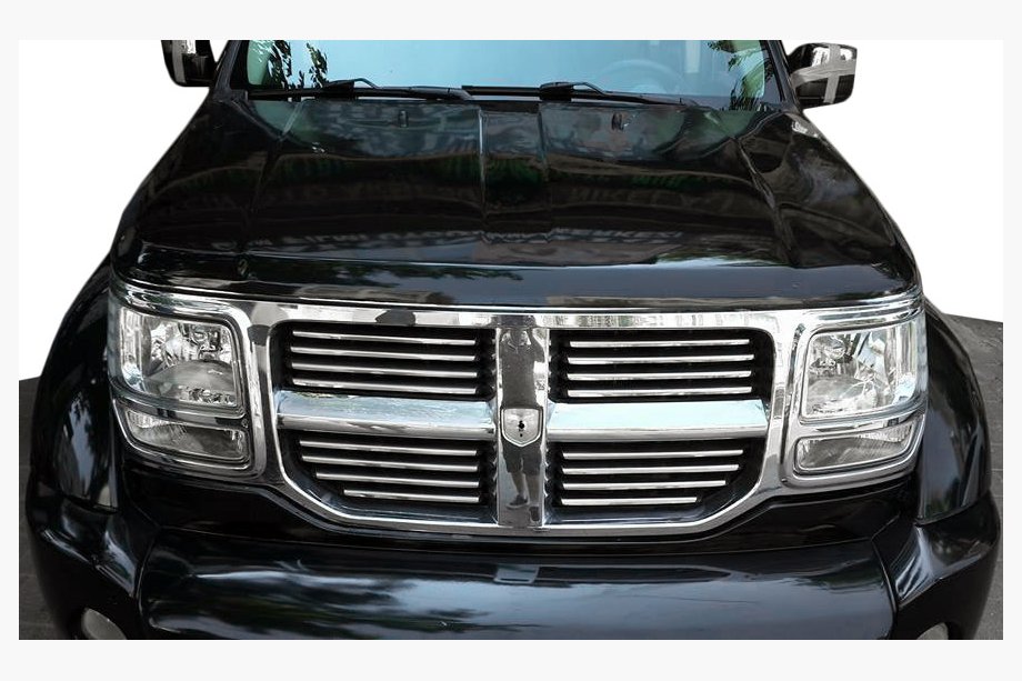Dodge Nitro 2006–2011 Chrómové lišty na masku chladiča (nerez) Image