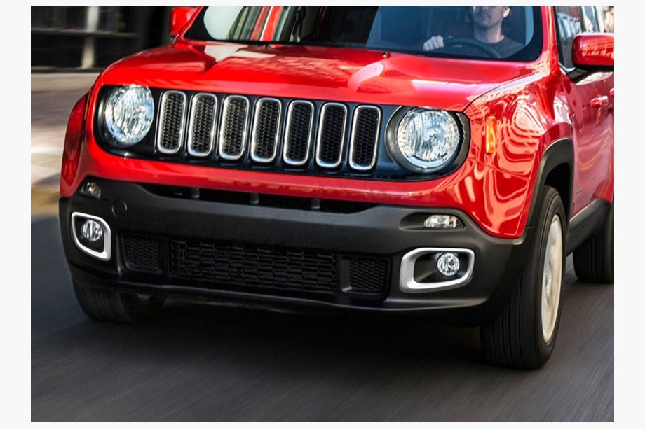 Jeep Renegade 2014– Chrómové kryty hmloviek 2014-2018 (2 ks, nerez) Image