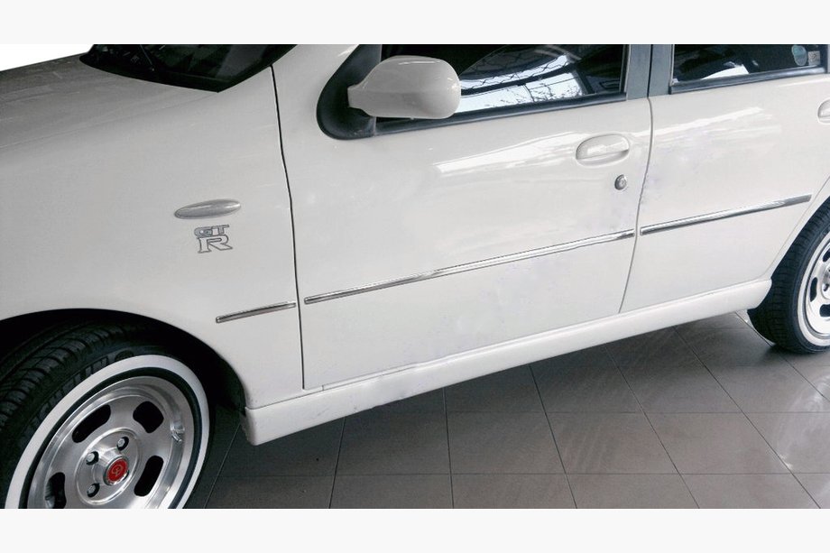 Fiat Palio 1996–2011 Dverové lišty (6 ks, nerez) Image