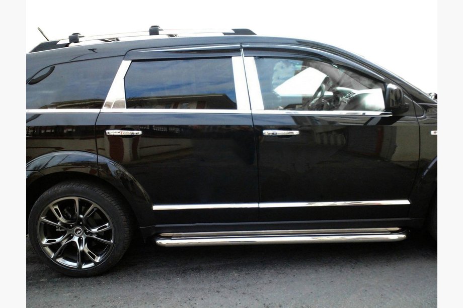 Fiat Freemont 2011–2016 Dverové lišty (4 ks, nerez) Image
