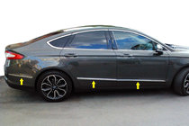 Ford Mondeo 2014–2022 Dverová lišta (6 ks, nerez) fotografia 1