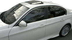 BMW rad 3 F30/F31 2012–2019 Ozdobná lišta okien (nerez) fotografia 1