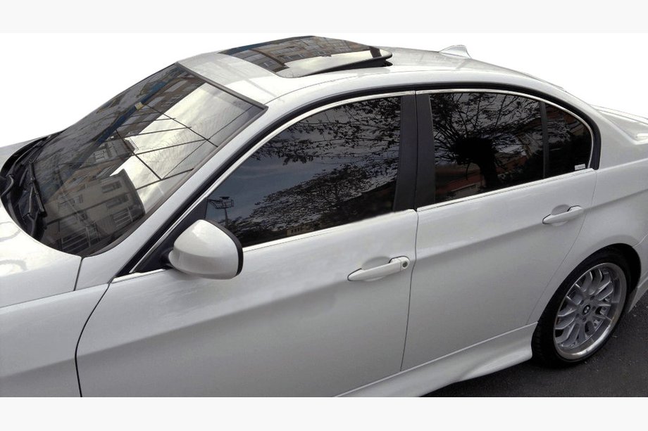 BMW 3 rad E90/E91 2005–2011 Spodná lišta okien (nerez) Image