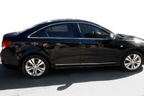 Chevrolet Cruze 2009–2015 Nerezové kryty dverových líšt fotografia 1