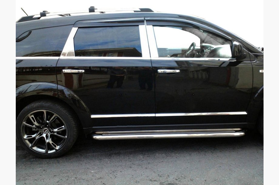 Dodge Journey 2008–2020 Nerezové lišty na dvere (4 ks) Image