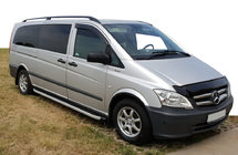 Mercedes Vito W639 2004–2014 Bočné nášľapy Fullmond (2 ks, hliník) Dlhá (ExtraLong) fotografia 1