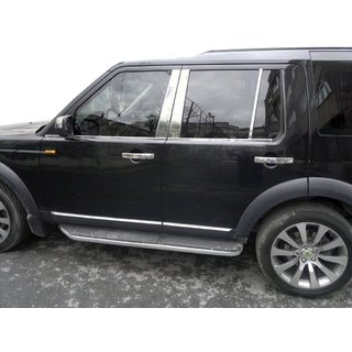 Lišty stĺpikov dverí (6 ks, nerez) Land Rover Discovery IV 2009–2017 fotografia 1