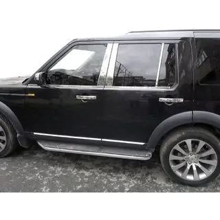 Okenné lišty (4 ks, nerez) Land Rover Discovery IV 2009–2017 fotografia 1