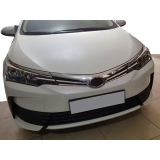 Nerezové lišty na masku chladiča (2017-2019, nerez.) Toyota Corolla 2013–2019 fotografia 1