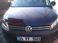 Volkswagen Caddy 2010–2015 Lišty na masku (úzky model) fotografia 2