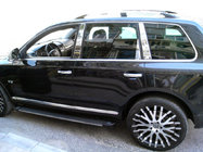 Volkswagen Touareg 2010–2018 Kryty stĺpikov (8 ks, nerez) fotografia 1